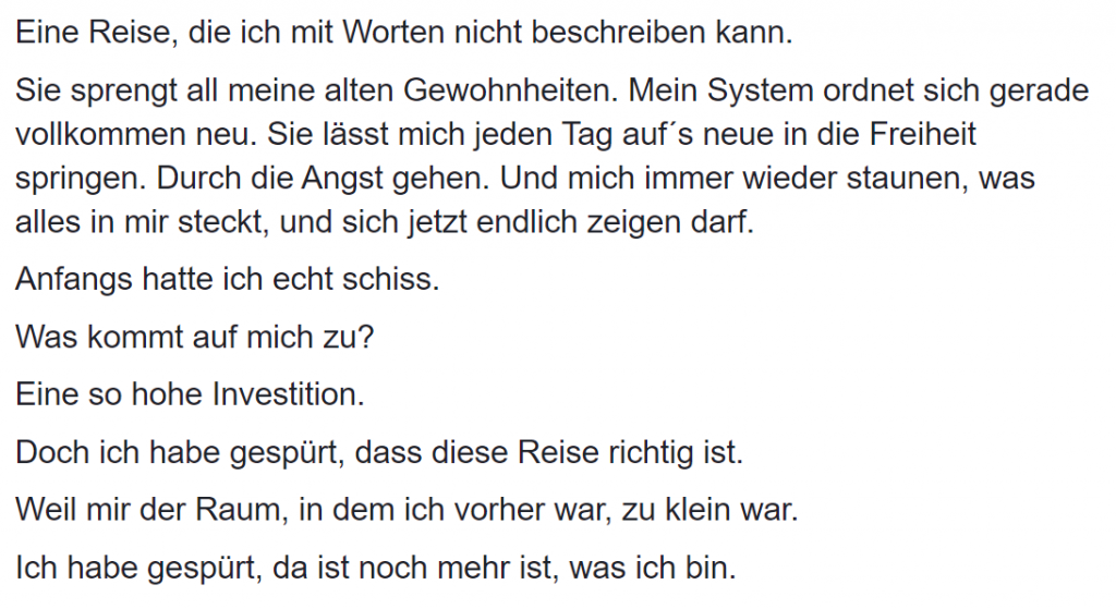 Diamond Coaching Testimonials